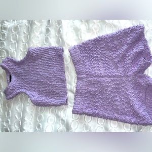 Pretty Little Thing purple shorts set